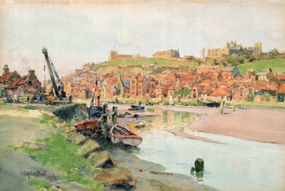 Rosy Evening, Whitby by Wilfrid Williams Ball